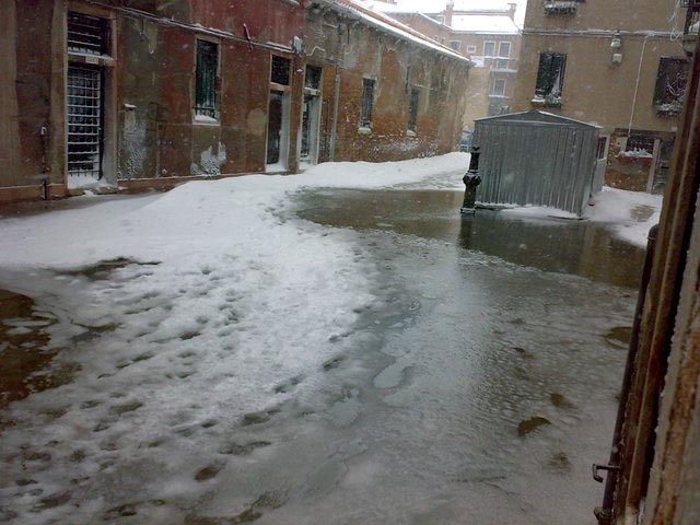 Neve a Venezia 19-12-2009